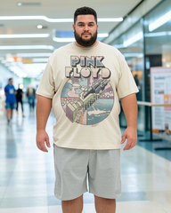 Men's Apricot Cotton T-Shirt – Relaxed Fit, Regular Sleeve, Summer Basic Tee