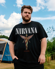 Breathable Plus Size T-Shirt - Flowy Loose Fit Cotton Top with Trendy Prints for Summer