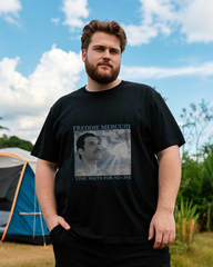 Men's Premium Cotton Embroidered Tee – Summer Casual Heavyweight Short-Sleeve T-Shirt