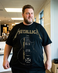 Men's Black Cotton T-Shirt – Relaxed Fit, Regular Sleeve, Summer Basic Tee