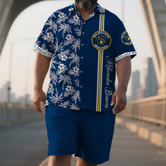 Men's Vented Fit Hawaiian Ocean Breeze Athletic Set