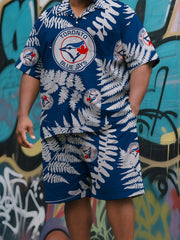 Men's Generous Fit Tropical Sport & Shore Shorts Set