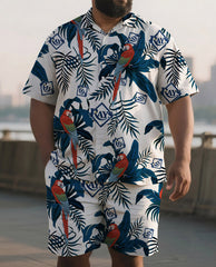 Men's Loose Fit Tropical Marine Sports Outfit