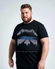 Plus Size men's Printed T-Shirt | 100% Cotton | Summer Casual Tee
