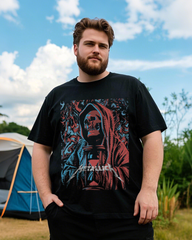 New Classic Cotton Round Neck Short-Sleeve T-Shirt – Loose Fit Plus Size Top