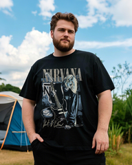 Plus Size Cotton T-Shirt Summer Casual Short Sleeve Printed Tee (100% Breathable Cotton)