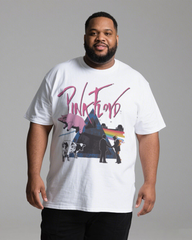 Men's Oversized Graphic T-Shirt 100% Soft Cotton Summer T-Shirt | Plus Size Casual V-Neck Top