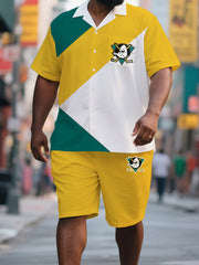 Men's Oversized Island Sport Coastal Tee and Shorts Combo
