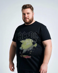 Classic Black Cotton T-Shirt for Men – Relaxed Regular Fit