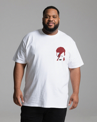 Plus-Size Men's Summer Casual Short-Sleeve Printed T-Shirt – Soft & Skin-Friendly