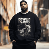 PSYCHO Men's Plus Size Sweatshirt
