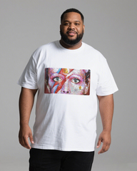 Plus-size Men's Summer Casual Short-Sleeve Printed T-Shirt – Fade-Resistant & Vibrant Designs