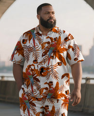 Men's Breezy Aloha Coastal Athletic Shorts Outfit
