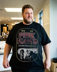 Plus Size Cotton T-Shirt Summer Casual Short Sleeve Printed Tee (100% Breathable Cotton)