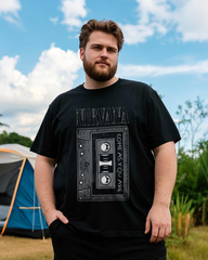 Men's Cotton Letter Print T-Shirt - Trendy Short Sleeve Tee for Spring Summer