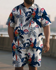 Men's Unrestricted Fit Island Sports Sea Wear Set