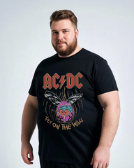 Plus Size Casual Crew Neck 100% Soft Cotton Summer T-Shirt