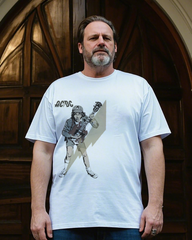 Plus Size Cotton T-Shirt Summer Casual Short Sleeve Printed Tee (100% Breathable Cotton)