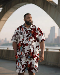 Men's Roomy Island Wave Sport Short-Sleeve Set