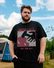 Men's Short Sleeve T-Shirt - Summer Loose Fit Heavyweight Cotton Tee