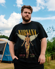 Large size summer casual comfortable printed 100% pure cotton T-shirt