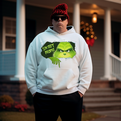Men's Tales from The Crypt Plus Size Hoodie Christmas grinch