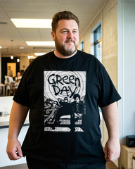 Men's Premium Cotton Embroidered Tee – Summer Casual Heavyweight Short-Sleeve T-Shirt