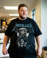 Classic Black Cotton T-Shirt for Men – Relaxed Regular Fit