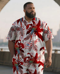 Men's Breezy Aloha Coastal Athletic Shorts Outfit