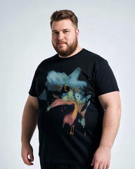 Men's Short Sleeve T-Shirt - Summer Loose Fit Heavyweight Cotton Tee