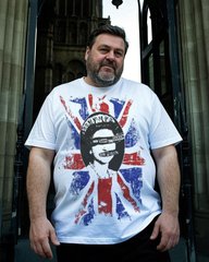 Men's Oversized Graphic T-Shirt 100% Soft Cotton Summer T-Shirt | Plus Size Casual V-Neck Top