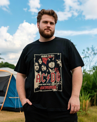 Men's Cotton Letter Print T-Shirt - Trendy Short Sleeve Tee for Spring Summer