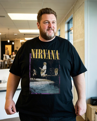 Plus Size Summer Casual Printed 100% Cotton T-Shirt