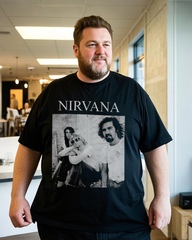 Plus-Size Men's Summer Casual Short-Sleeve Printed T-Shirt – Soft & Skin-Friendly