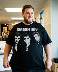 Plus Size Cotton T-Shirt Summer Casual Short Sleeve Printed Tee (100% Breathable Cotton)