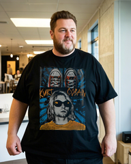 Plus-size Men's Summer Casual Short-Sleeve Printed T-Shirt – Fade-Resistant & Vibrant Designs