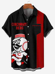 Men's Classic Print Pocket Shirt