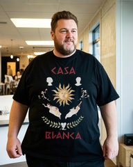 Plus Size Cotton T-Shirt Summer Casual Short Sleeve Printed Tee (100% Breathable Cotton)