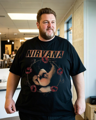 Plus Size Casual Crew Neck 100% Soft Cotton Summer T-Shirt