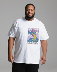 Men's Oversized Black Cotton T-Shirt – Breathable Summer Essential Tee