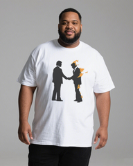 Men's Heavyweight Cotton Short Sleeve T-Shirt (Summer Loose Fit)