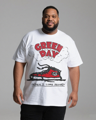 Men's White Cotton T-Shirt – Relaxed Fit, Regular Sleeve, Summer Basic Tee