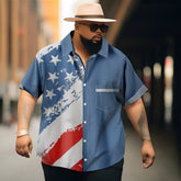 Flag Men's Classic Hawaiian Pocket Shirt