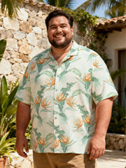 Men's Easy Fit Sunset Sail Short Sleeve Shirt with Patch Pocket