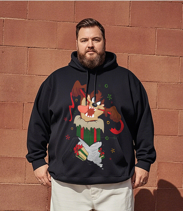 Men's Tales from The Crypt Plus Size Hoodie Christmas grinch