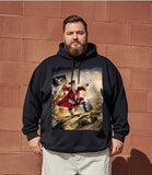 Men's Tales from The Crypt Plus Size Hoodie Christmas grinch