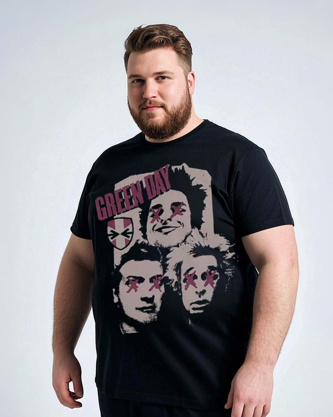 Large size summer casual comfortable printed 100% pure cotton T-shirt