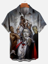 Load image into Gallery viewer, Men&#39;s Horror Monster You Don&#39;t Be So Arrogant Short Sleeve Shirt