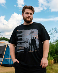 Men's Antibacterial Short-Sleeve T-Shirt – Summer Round Neck Solid Color Cooling Cotton Tee (Versatile Casual Wear)