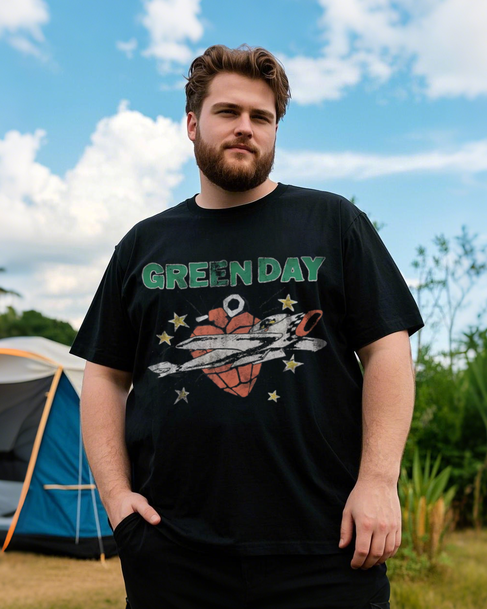 Men's Cotton Letter Print T-Shirt - Trendy Short Sleeve Tee for Spring Summer